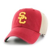 USC Trojans Men's 47 Brand Cardinal/Khaki SC Interlock Flagstaff Clean Up Hat